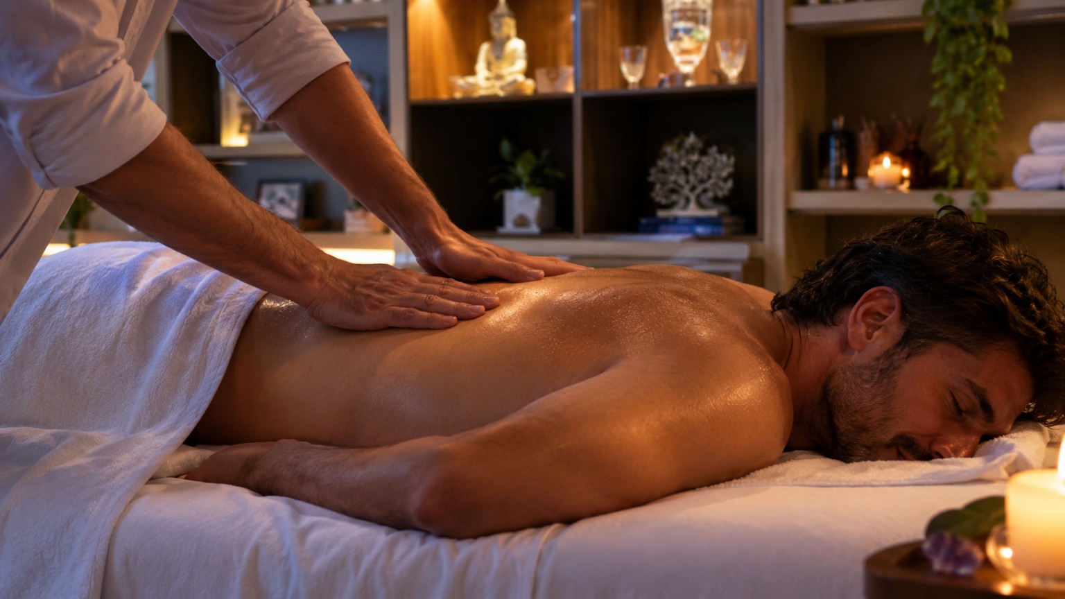 Ambiente e experiência de cuidado do Axis Mundi Spa